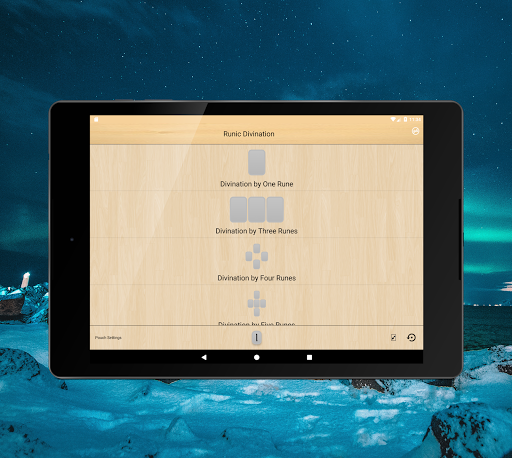Screenshot of Runic Divination - Runes Tarot