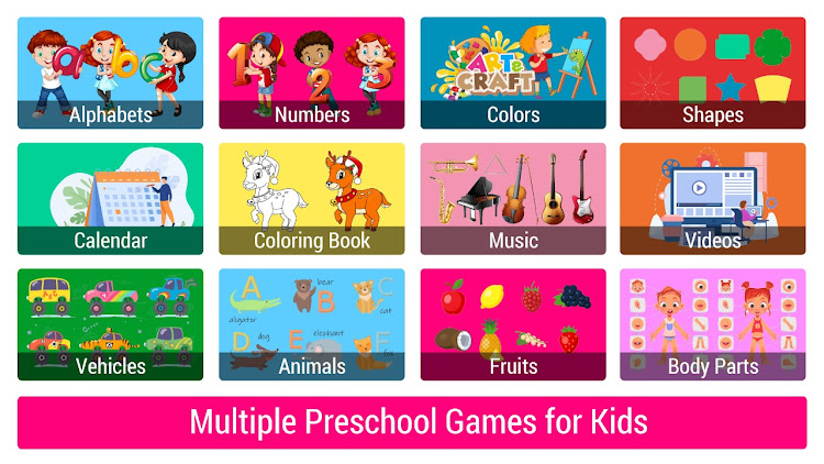 Preschool Games For Kids Pre K - 2.9 - (Android)