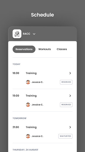 RACC Screen 3