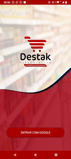 Android application Destak Supermercado screenshort