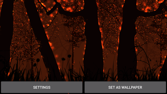 Burning Forest Live Wallpaper Captura de tela