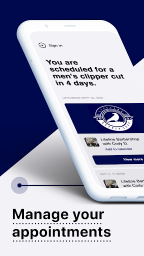 Lifeline Barbershop Screen 2