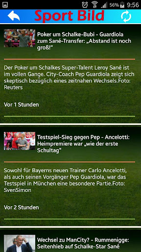 Sportpresse Sportnachrichten Screen 2