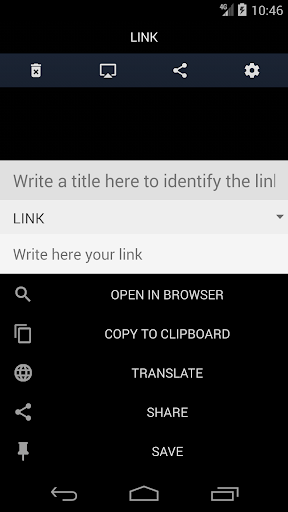 Screenshot of Linkfy - Never miss a link
