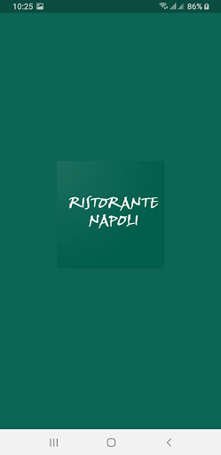 Android application Ristorante Napoli screenshort