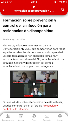 MSF COVID-19: Fórmate e infórm Screen 2