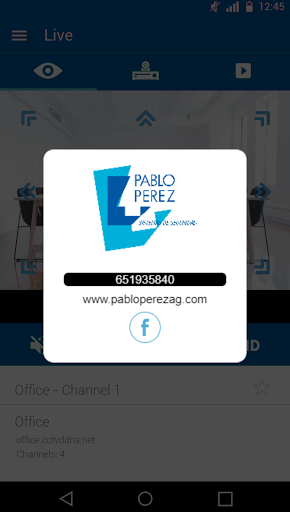 Android application PABLO PEREZ EasyView screenshort