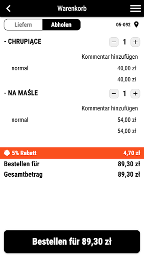 App screenshot