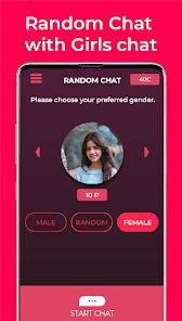 Screenshot 10 Random Chat Girls - Flirt chat android