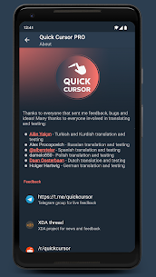 Quick Cursor One-Handed mode Apk For Android 7