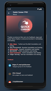 Quick Cursor: One-Handed mode Capture d'écran