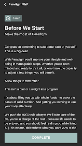 Paradigm App