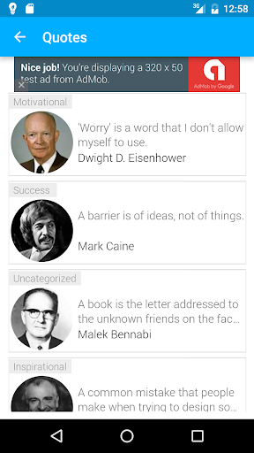 Smart Quotes Screen 3