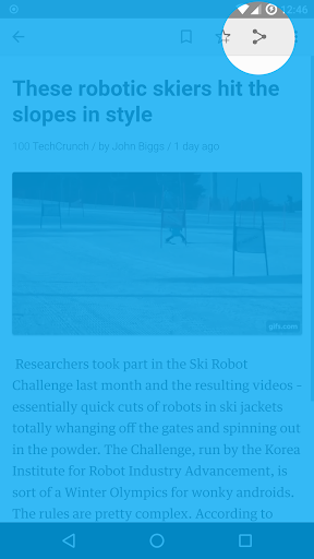 Android application Choose Browser screenshort