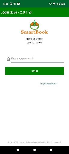 Android application NPD SmartBook PMC screenshort