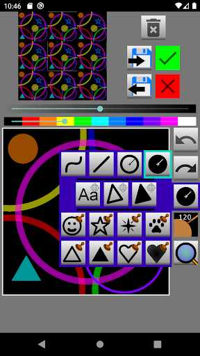 Android application Art & Wallpaper Creator Lite screenshort