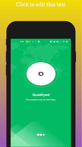 Android application QualifyEd - Online Education screenshort
