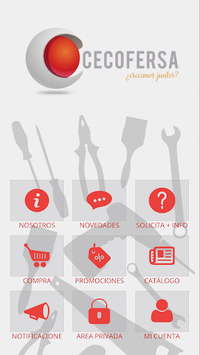 Android application Cecofersa screenshort