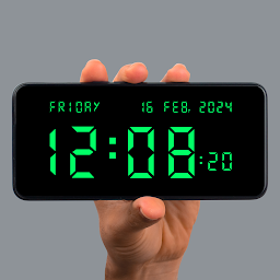 Imagen de ícono de Big Clock Display: Digital