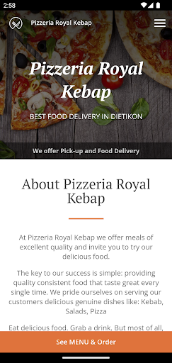 Pizzeria Royal Kebap Screen 2