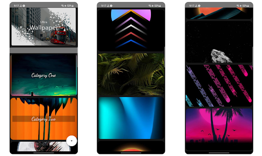 Android application Amoled Wallpaper Engine screenshort