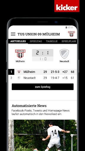 TuS Union 09 Mülheim Screen 3