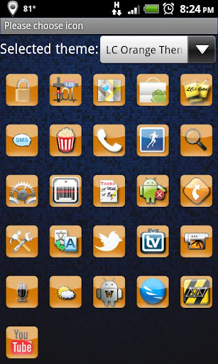 LC Orange Theme Screen 3