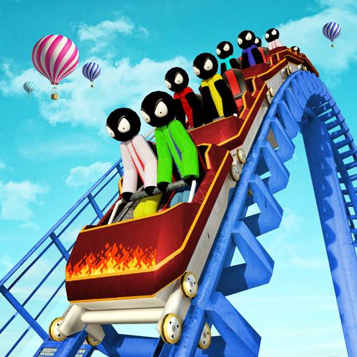 Stickman Roller Coaster Thrill Ride