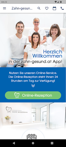 Android application Zahn-gesund.at screenshort