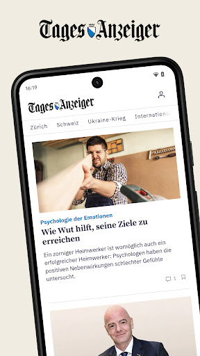 Android application Tages-Anzeiger - News screenshort