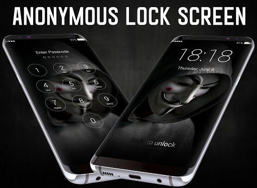 Android application Anonymous Lock Screen screenshort