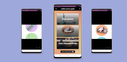 Android application Toddler scooter guide screenshort