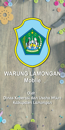 Android application Marketplace Warung Lamongan screenshort