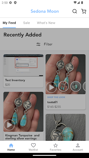 Android application Sedona Moon screenshort
