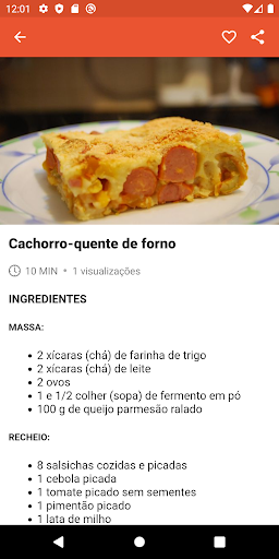 Receitas de Forno Screen 3