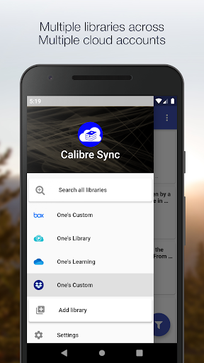 Calibre Sync Screen 2