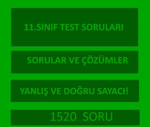 11.Sınıf Tüm Dersler İnternetsiz Test Çöz