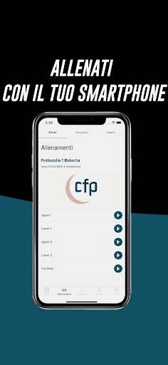 Android application cfp_ Claudia Fitness Project screenshort