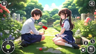 Game screenshot 女子高生アニメゲーム hack