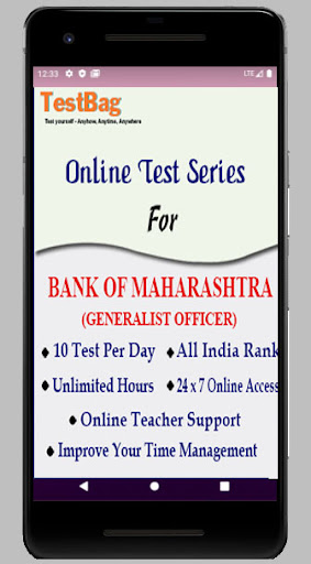 Android application BOM Generalist Exam App screenshort