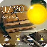 Weather Clock Widget Book icon