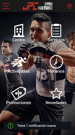 Android application GYM NATURE screenshort