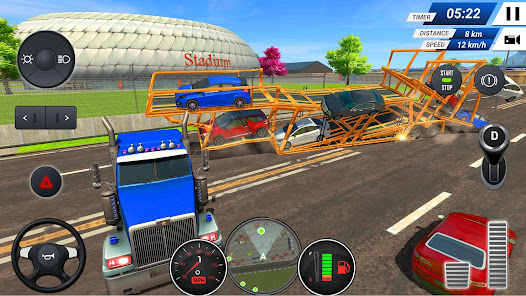 Screenshot 4 simulador de camión transporta android