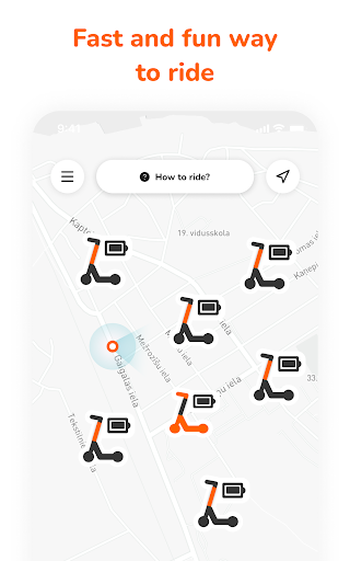 Android application ORANGekik screenshort