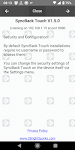screenshot of SyncBack Touch
