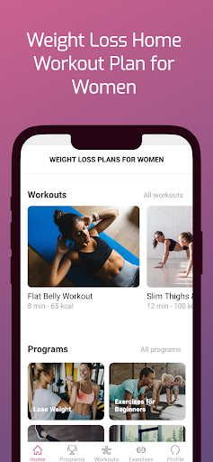 Android application Weight Loss Workouts for Women screenshort