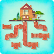 PIPES Game - Pipeline Puzzle app icon