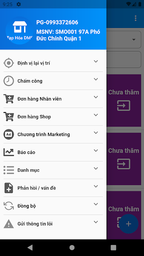 Tạp Hoá DMS Screen 3