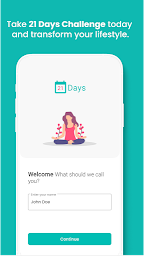 21 Days Challenge - Transforming Lifestyles