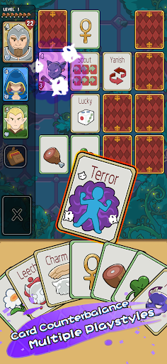 Android application Brave Hero:Puzzle Dungeon Card screenshort